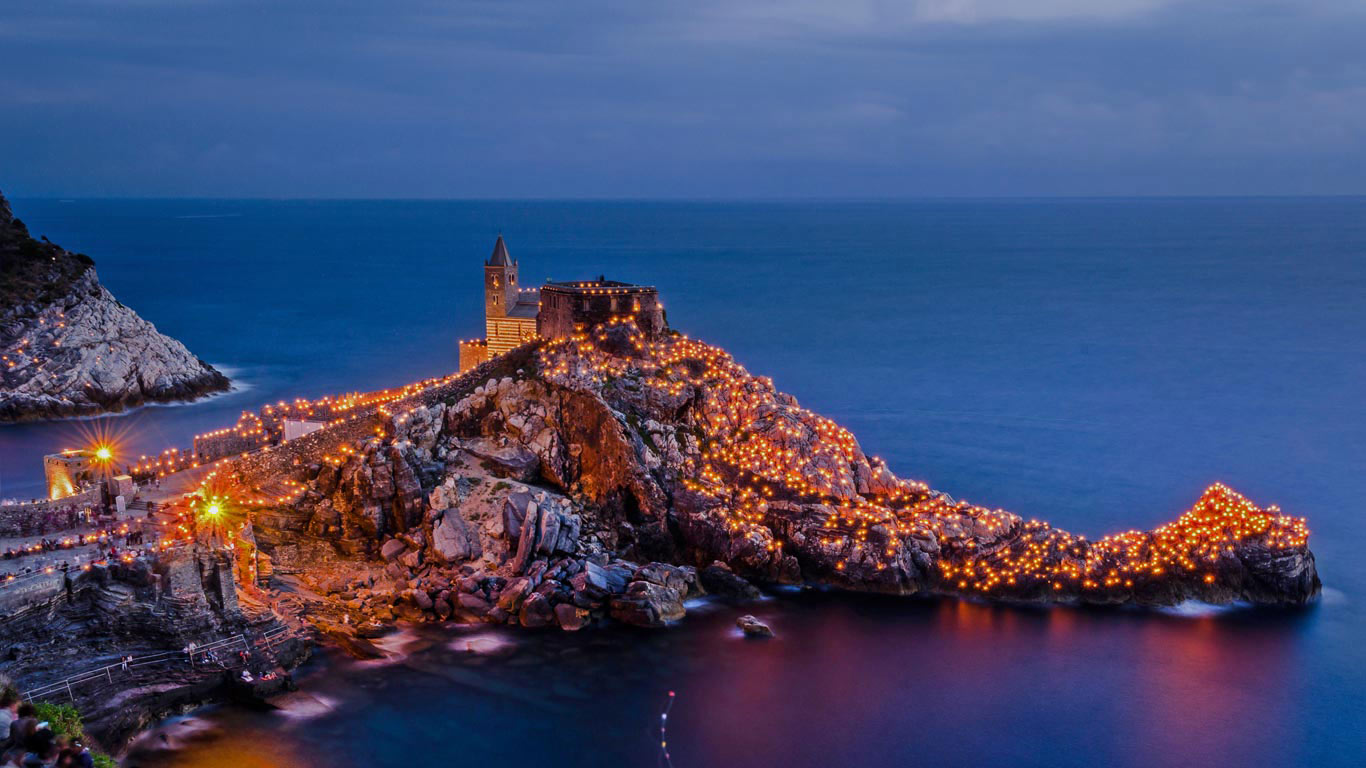 Every 17 Aug, the village of Porto Venere celebrates the festival of its patron saint (© Peter Sampson/Alamy)(Bing United Kingdom)