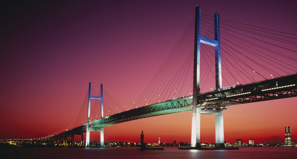 Yokohama Bay Bridge, Yokohama,  Japan -- JTB Photo/Photolibrary &copy; (Bing New Zealand)