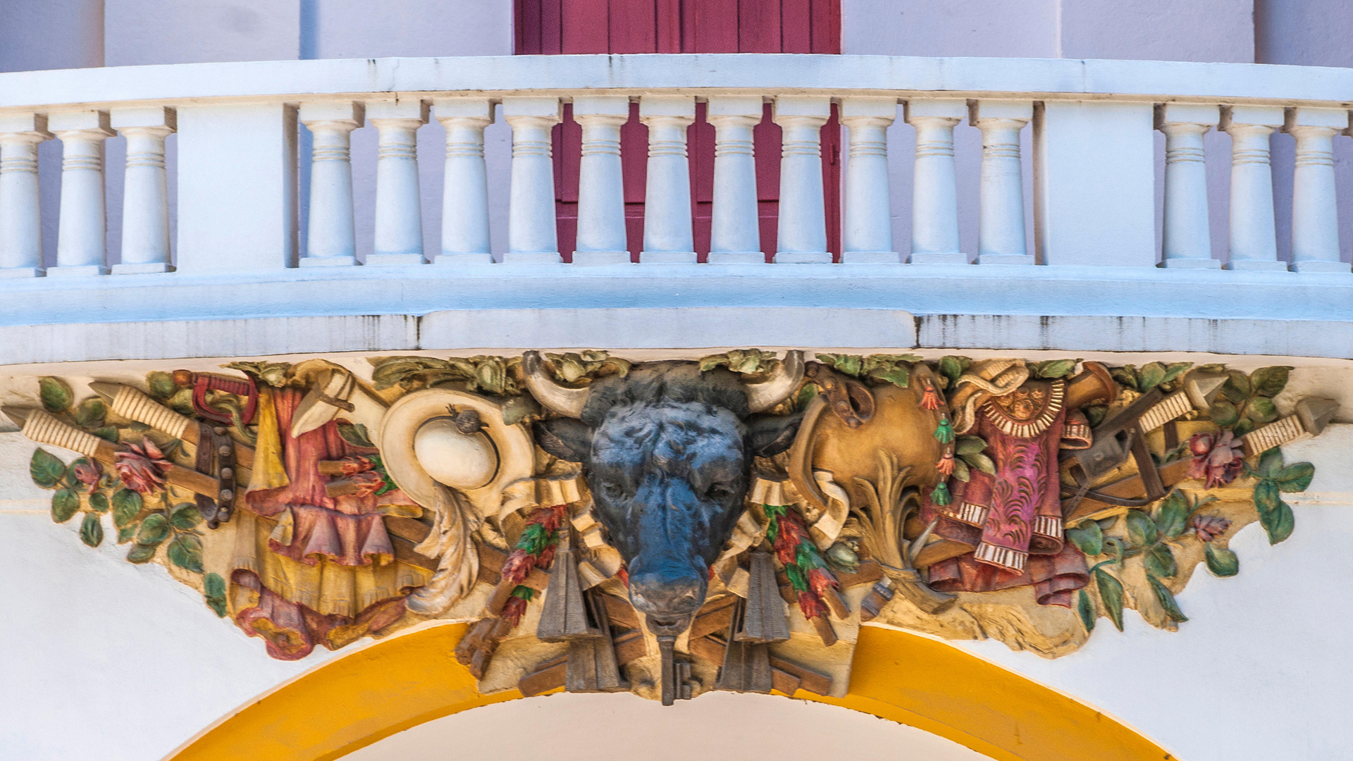 Détail de la façade des arènes de Dax, Landes (© Daniele Schneider/Photononstop/Alamy)(Bing France)