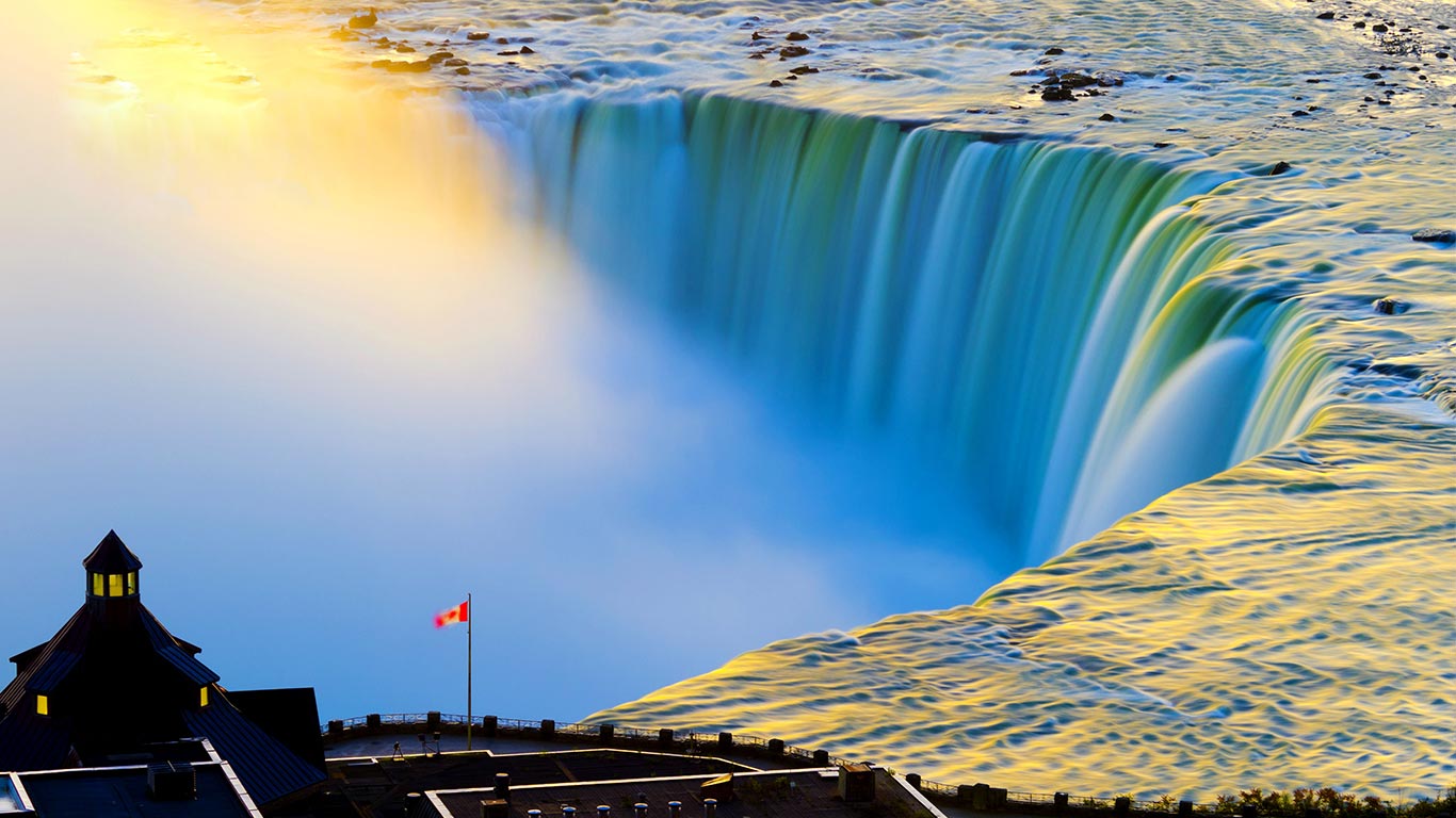 Horseshoe Falls, Ontario, Canada (© Alan Copson/Photolibrary/Getty Images)(Bing Canada)