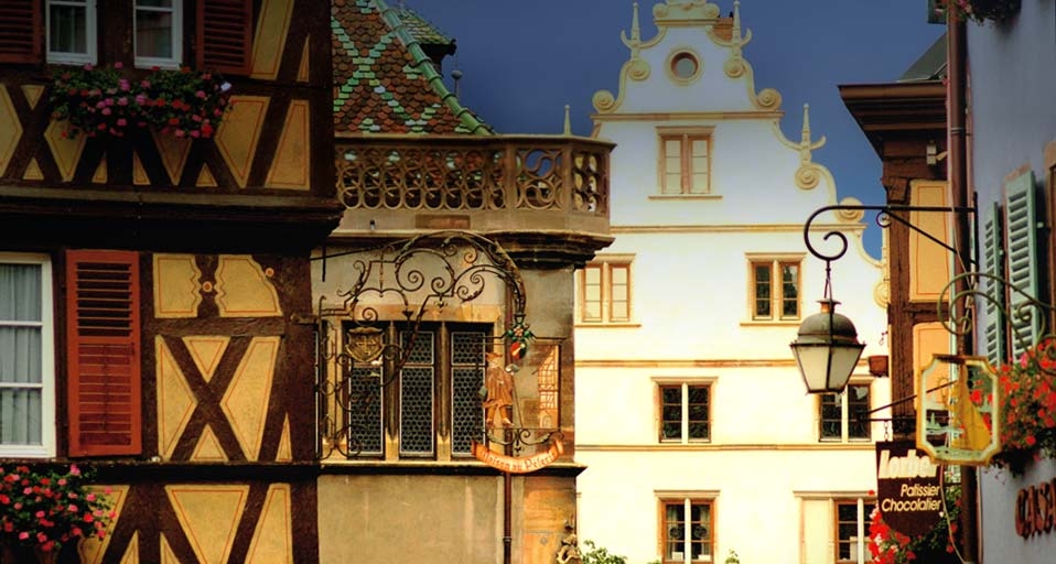Half-timbered houses in Colmar, Alsace, France -- Sigfrid López/Getty Images &copy; (Bing Canada)