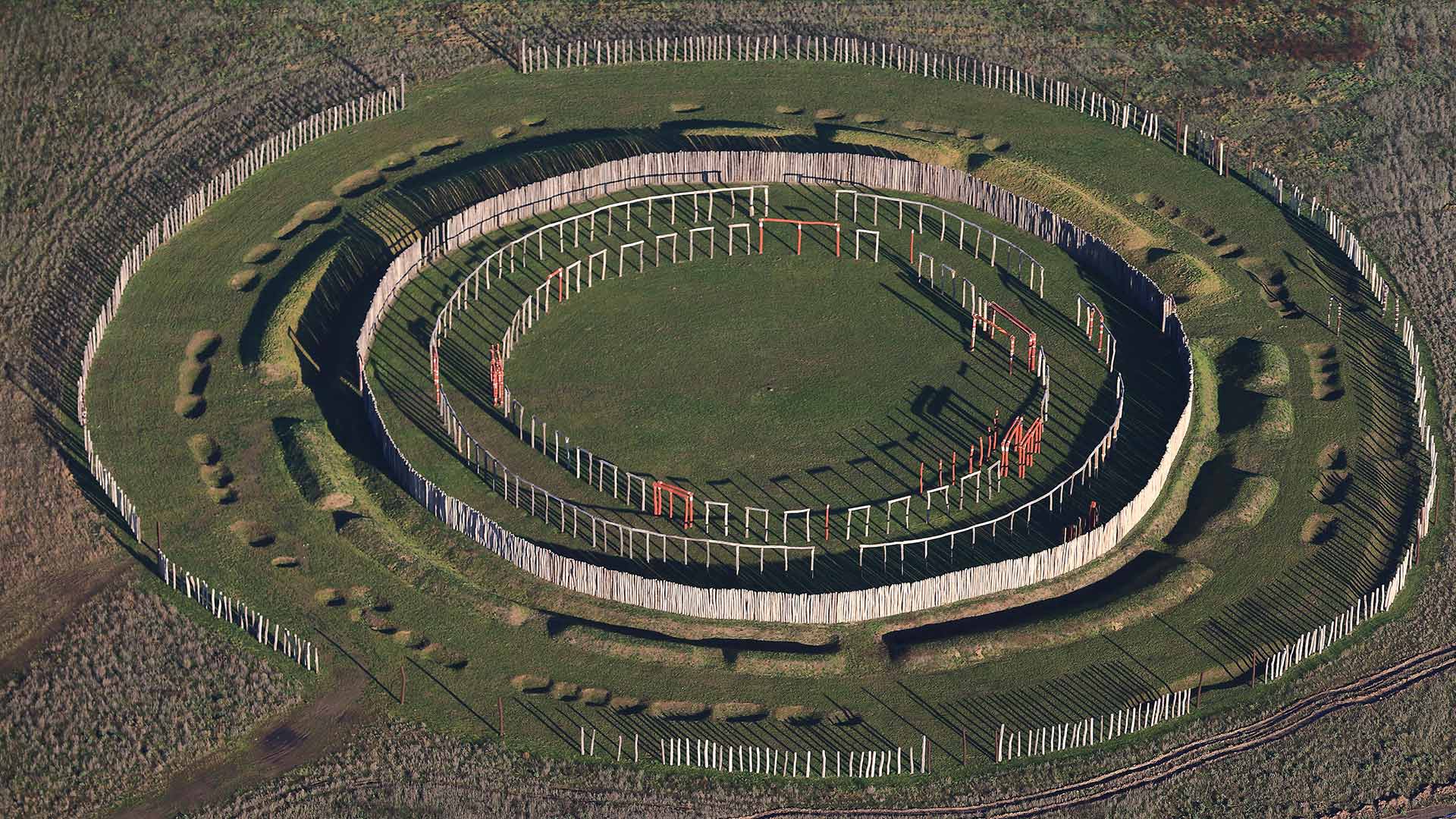 Kreisgrabenanlage von Pömmelte, Barby, Sachsen-Anhalt, Deutschland (© dpa picture alliance/Alamy Stock Photo)(Bing Deutschland)