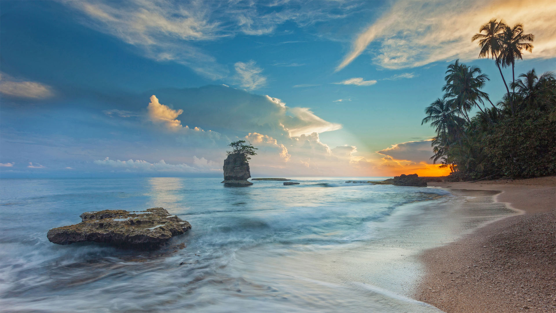 The shoreline of Cahuita National Park, in Costa Rica (© Greg Basco/Minden Pictures)(Bing United Kingdom)