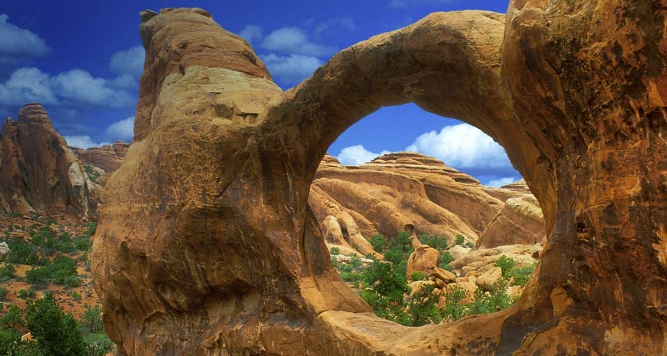Double Arch in Arches National Park, Utah -- Purestock/Getty Images &copy; (Bing Canada)