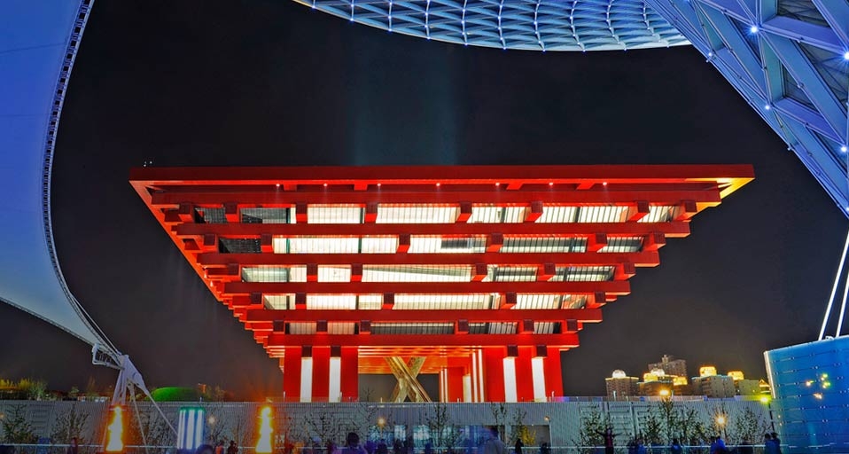 The China Pavilion at the 2010 Shanghai World Expo, in Shanghai, China -- Guo Changyao/Corbis &copy; (Bing United Kingdom)