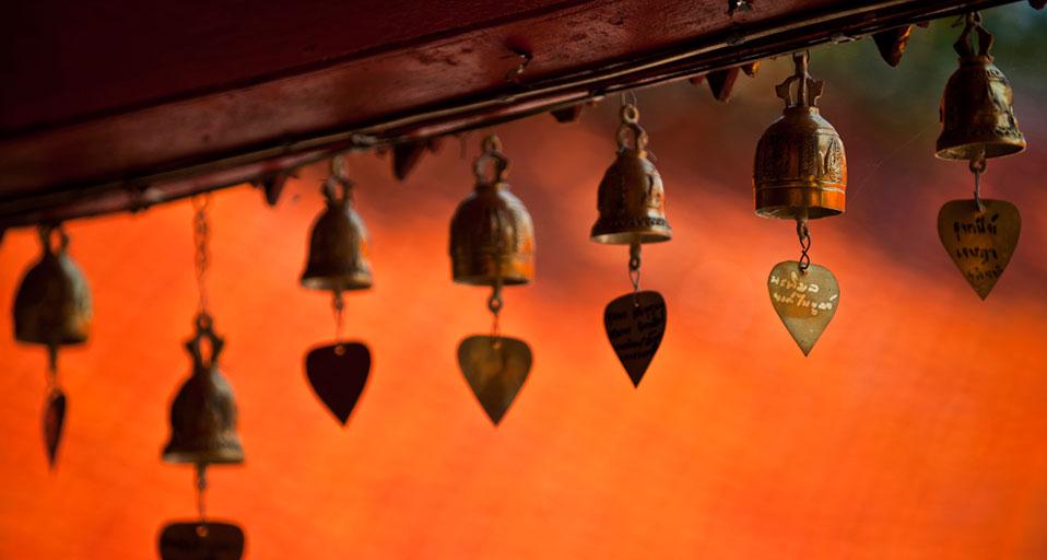 Temple bells and chimes, Chiang Mai, Thailand (© WIN-Initiative/Getty Images)(Bing United States)