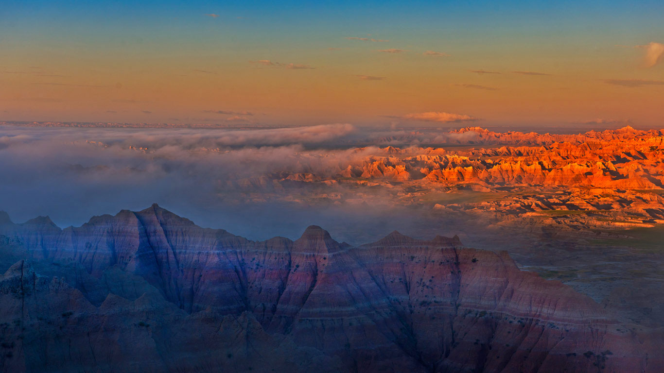 恶地国家公园 (© Tetra Images/Getty Images)(Bing China)