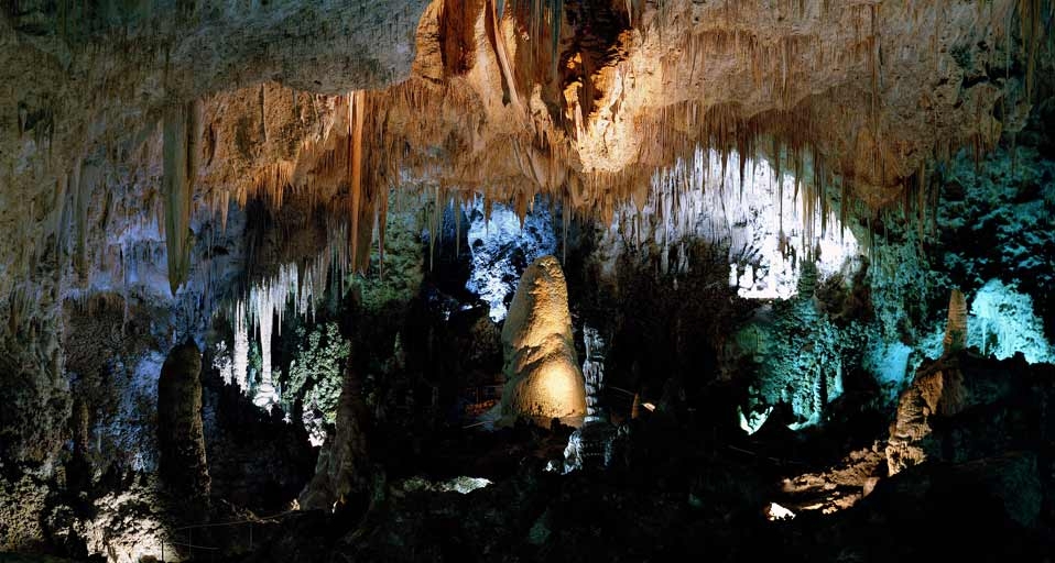 The Big Room in Carlsbad Cavern, Carlsbad Caverns National Park, New Mexico -- David L. Brown/Photolibrary &copy; (Bing United Kingdom)