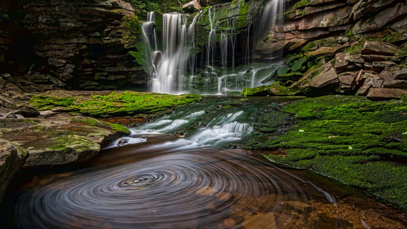 Elakala Waterfall #1 in Blackwater Falls State Park, West Virginia (© Randall Sanger/Tandem Stills + Motion)(Bing United Kingdom)