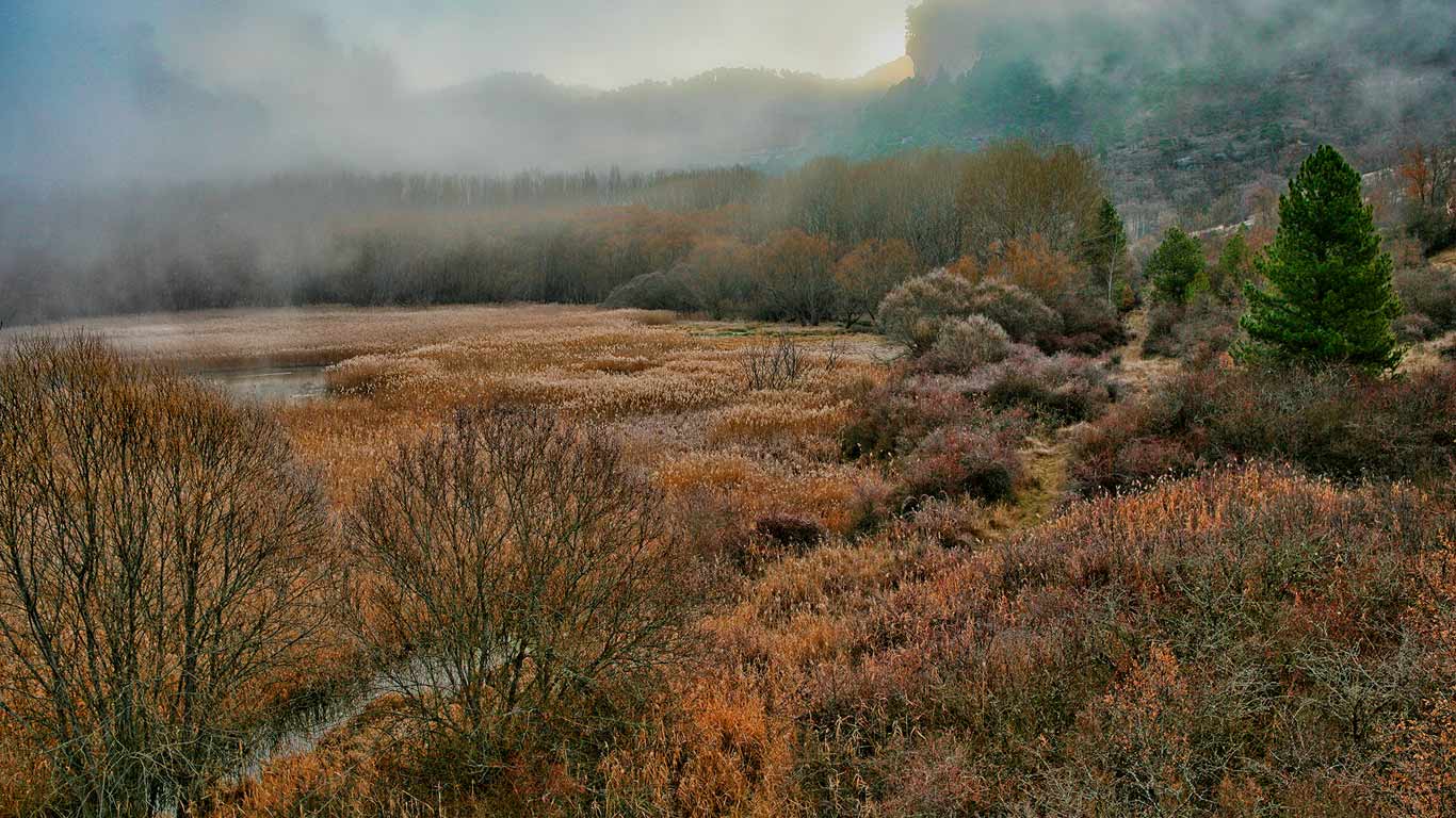 Lagoon of Uña, near Cuenca, Spain (© David Santiago Garcia/Aurora Photos)(Bing United States)