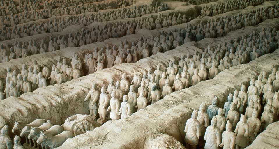 Die Terrakotta-Armee von  Xi’an, China – GR. Richardson/Photolibrary &copy; (Bing Germany)