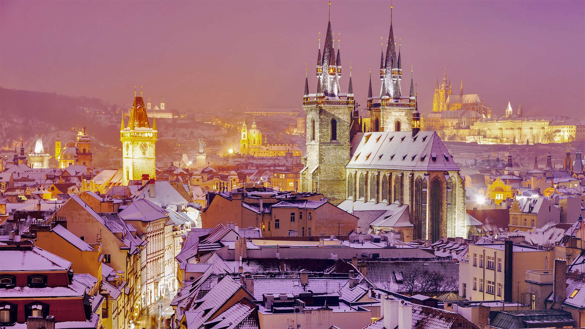 Skyline of Prague, Czech Republic (© benkrut/Getty Images)(Bing Canada)