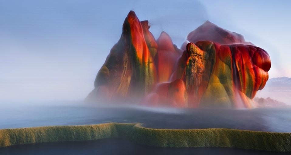 Fly Geyser near Black Rock Desert , Nevada, USA (© Ropelato Photography/Getty Images) &copy; (Bing United Kingdom)