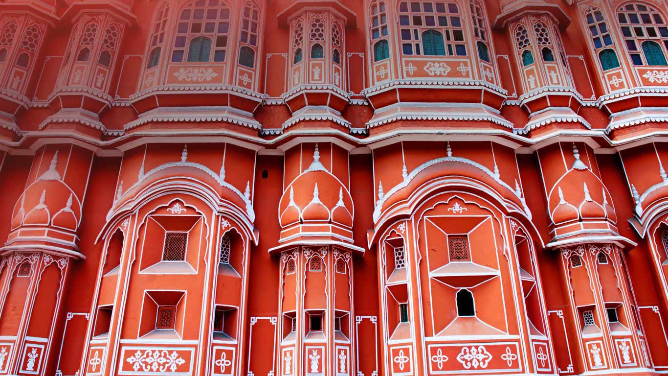 Hawa Mahal in Jaipur, Indien (© Olena Tur/Shutterstock)(Bing Deutschland)