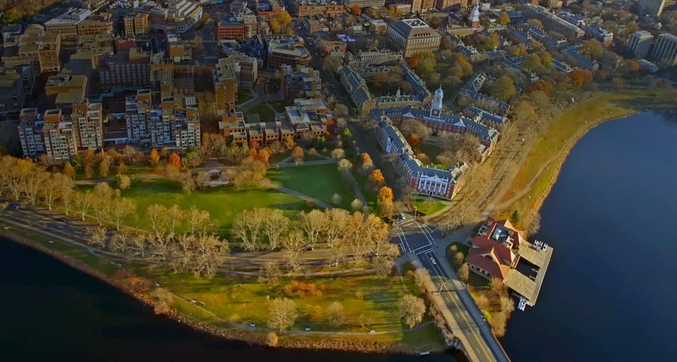 An aerial view of Harvard University in Cambridge, Massachusetts, USA -- Frank Siteman/Corbis &copy; (Bing United Kingdom)