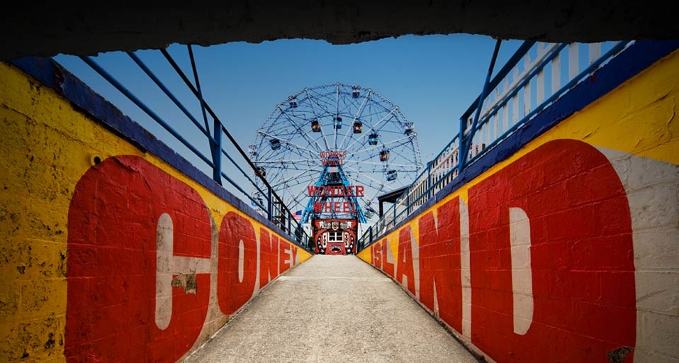 Ferris wheel on Coney Island, New York City, USA -- Ed Freeman/Getty Images &copy; (Bing United Kingdom)