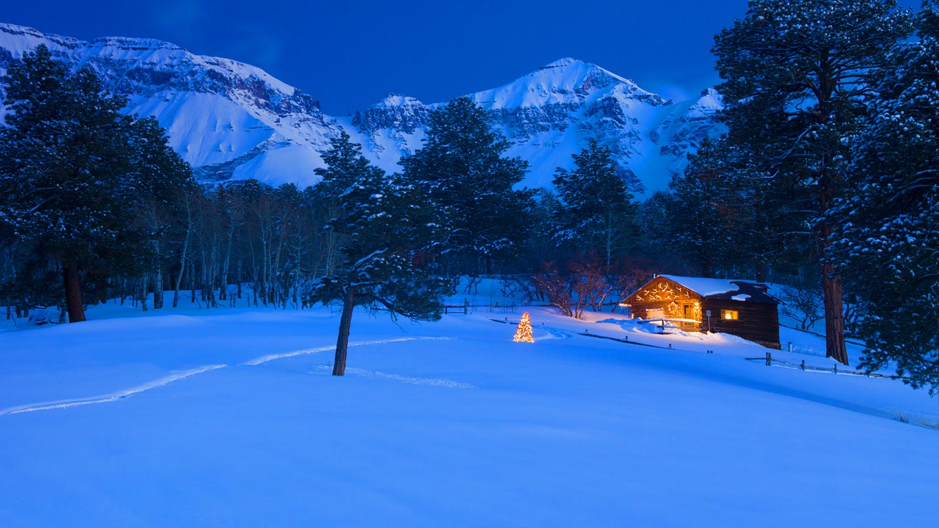 Cabin in the San Juan Mountains of Colorado (© Michael DeYoung/Corbis)(Bing United States)