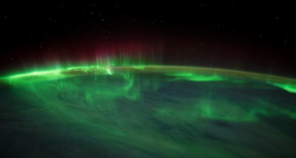 Aurora australis over the South Indian Ocean (© NASA) &copy; (Bing United Kingdom)