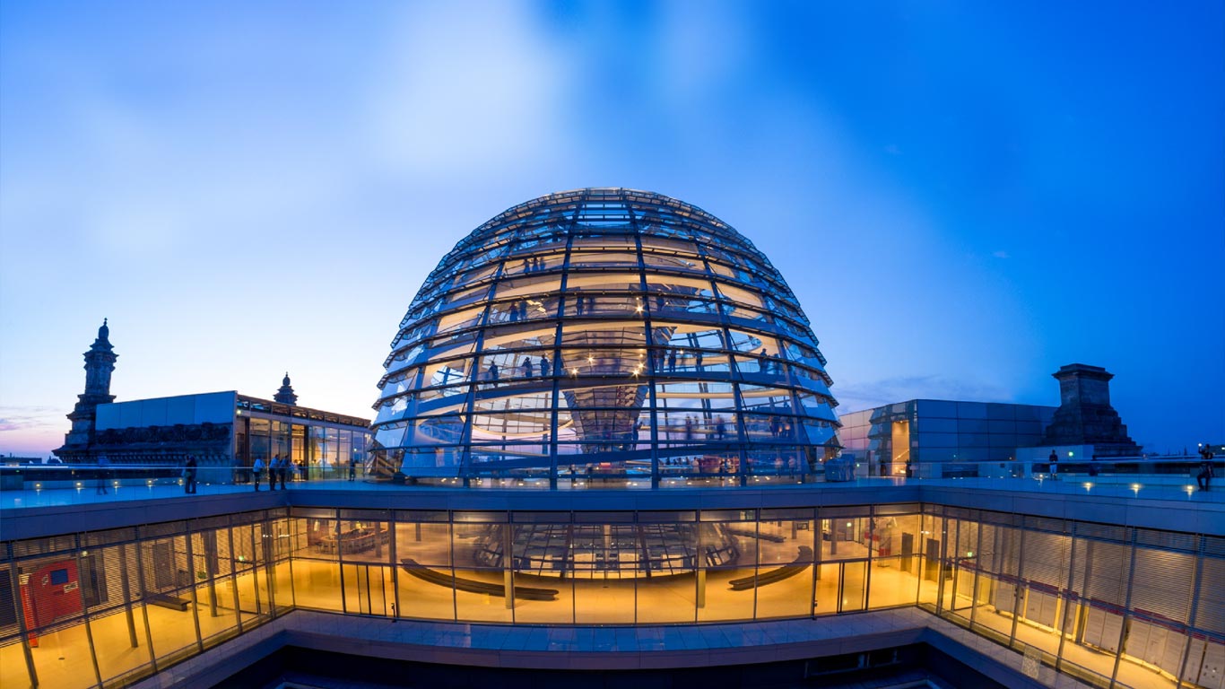 Reichstag Dome in Berlin, Germany (© Holger Mette/Shutterstock)(Bing United Kingdom)