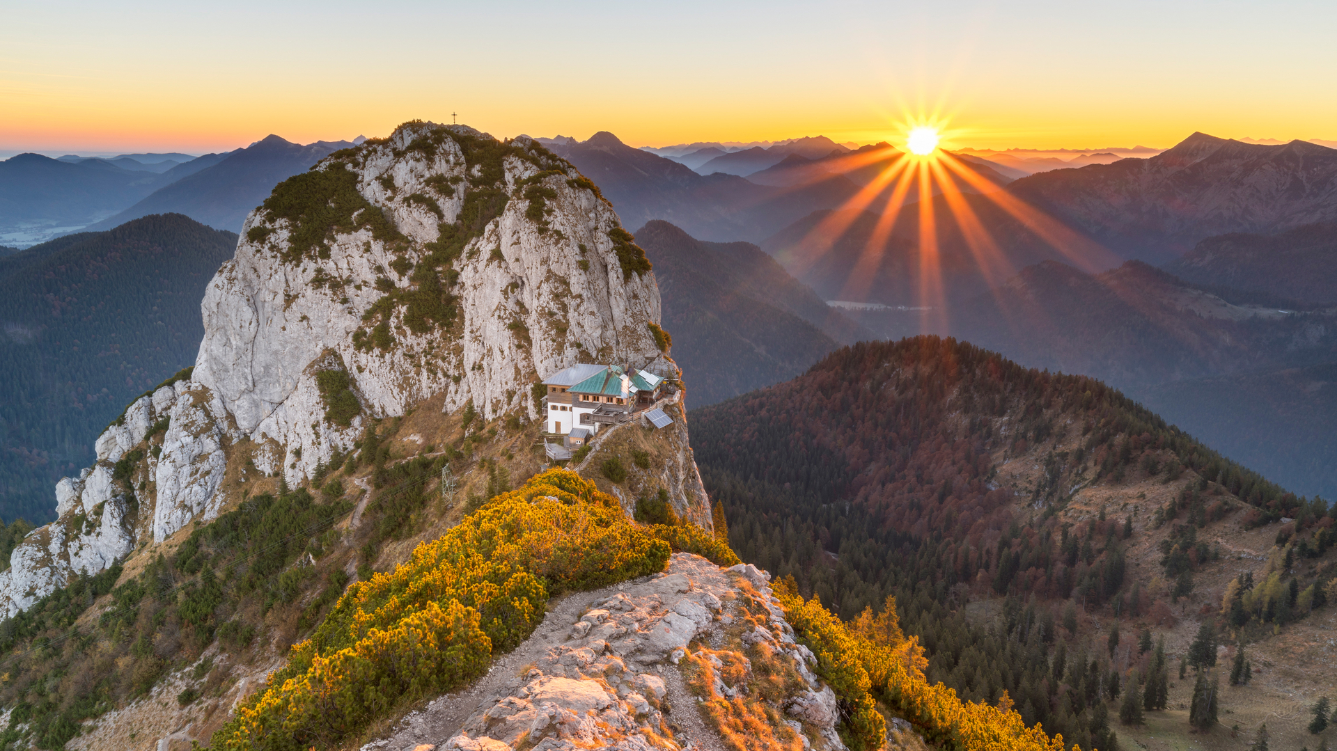 Roßstein and Buchstein, Bavaria, Germany (© Christian Bäck/eStock Photo)(Bing New Zealand)