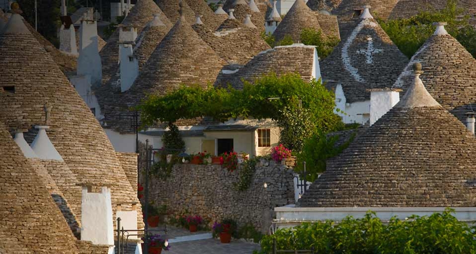 The conical roofs of houses in the town of Alberobello, Italy -- Peter Adams/Corbis &copy; (Bing United Kingdom)