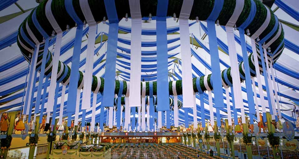 Oktoberfest tent, Spatenbräu, Munich, Germany (© Bodo Schieren/Photolibrary) &copy; (Bing United Kingdom)