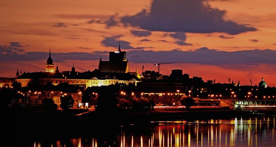 Skyline of old town Warsaw, Poland at sunset – Allan Baxter/Photolibrary &copy; (Bing United States)