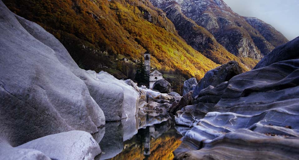 Verzasca stream running through the Verzasca  valley, Ticino, Switzerland -- SIME / eStock Photo &copy; (Bing Canada)
