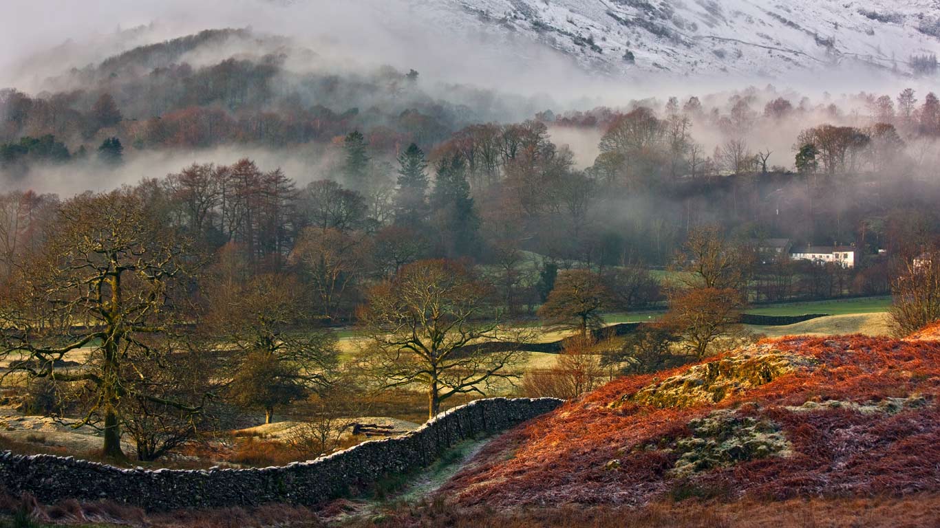 Great Langdale Valley in Lake District National Park, Cumbria, England (© Gallery Stock)(Bing United States)