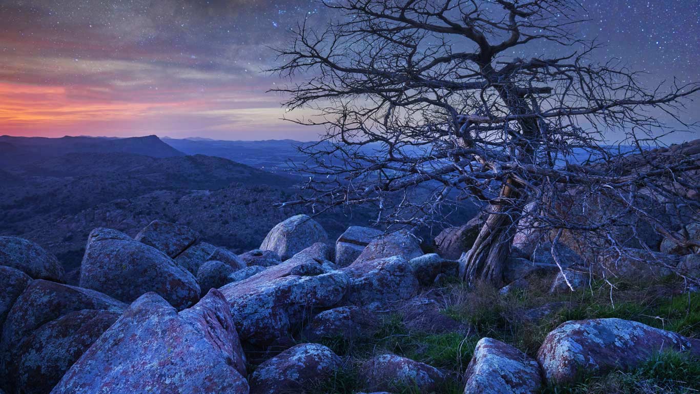 Mount Scott in Wichita Mountains National Wildlife Refuge, Oklahoma (© Tim Fitzharris/Minden Pictures)(Bing United Kingdom)