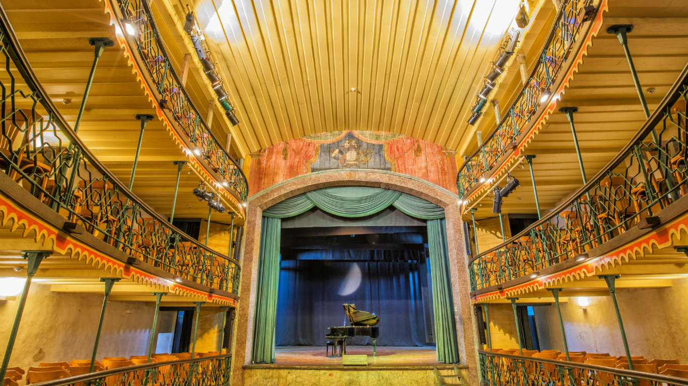 Teatro municipal, Ouro Preto, Minas Gerais, Brazil (© M&G Therin-Weise/age fotostock)(Bing United Kingdom)