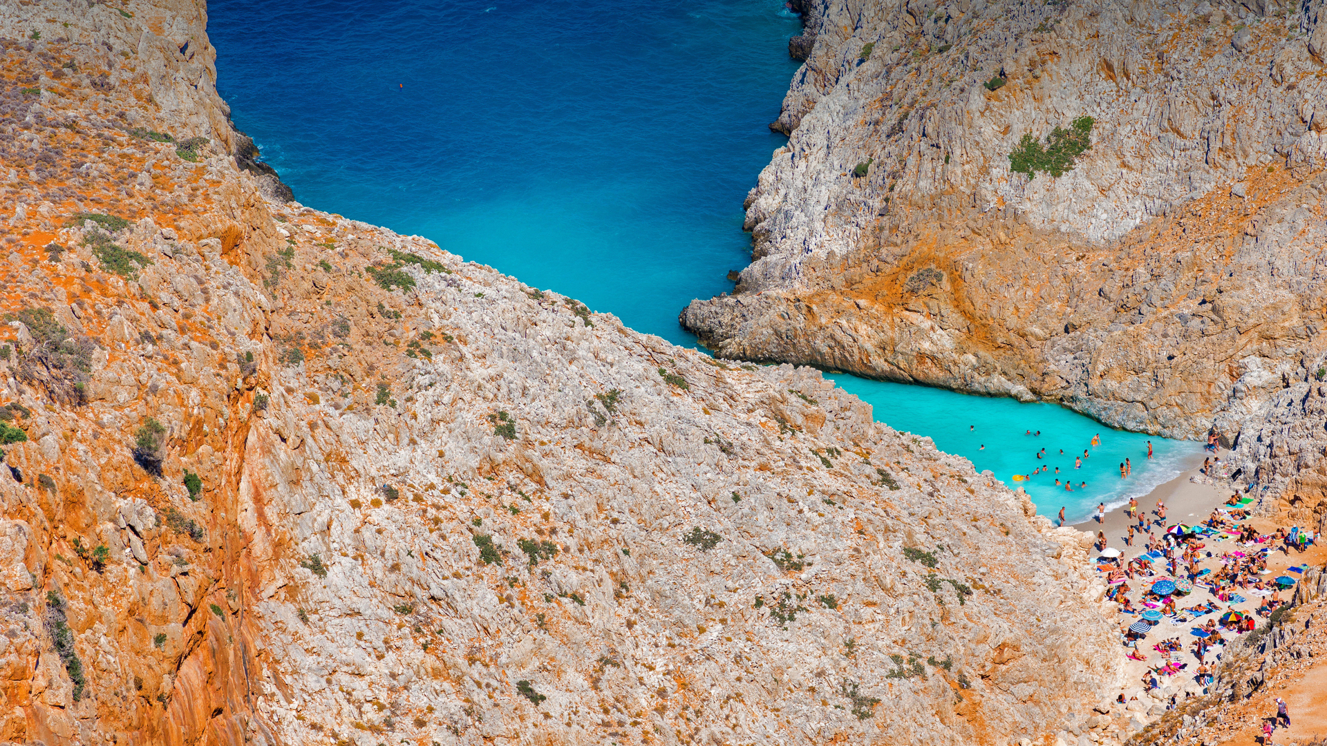 Seitan Limania Beach in Crete, Greece (© Georgios Tsichlis/Alamy)(Bing United Kingdom)