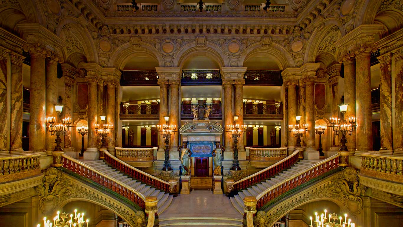 Palais Garnier in Paris, France (© John Kellerman/Alamy)(Bing United Kingdom)
