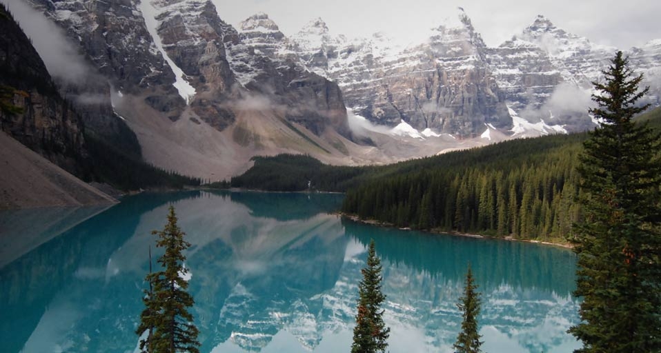 Lake Moraine in Banff National Park, Alberta, Canada -- Lokesh Gupta &copy; (Bing United Kingdom)