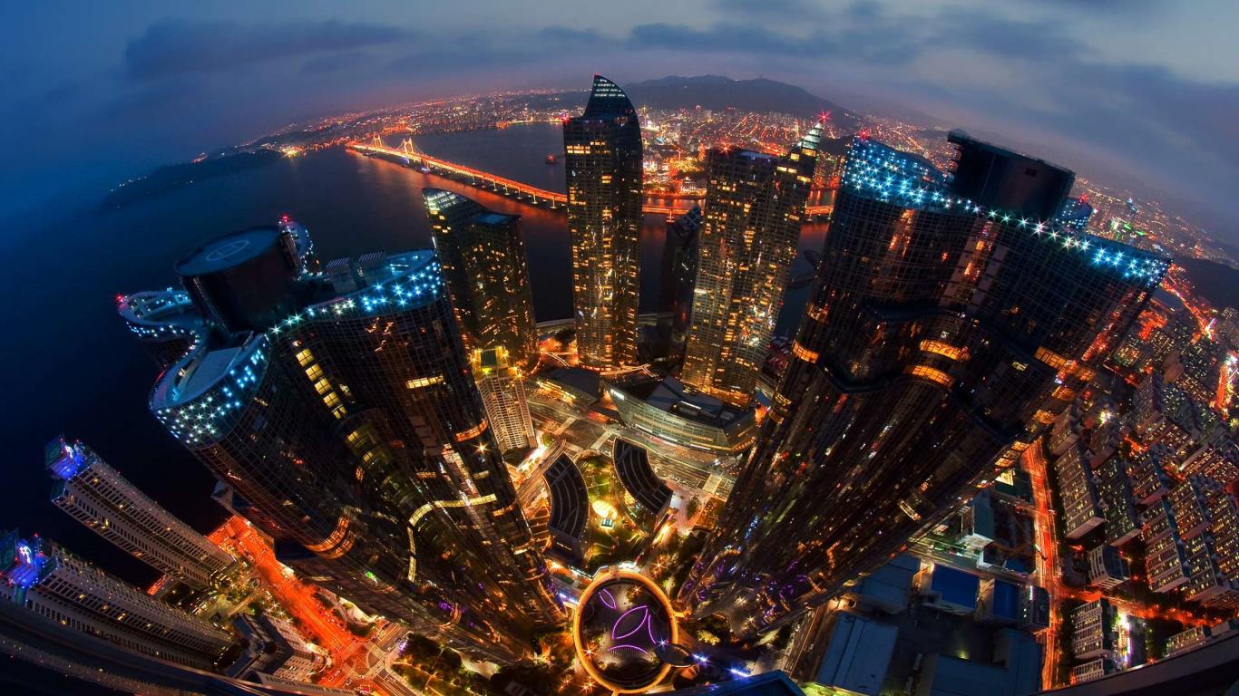 Marine City in the Haeundae district of Busan, South Korea (© Getty Images)(Bing United States)