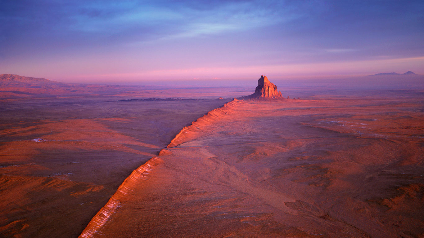 Shiprock in the Navajo Nation of New Mexico (© Wild Horizon/Getty Images)(Bing United Kingdom)