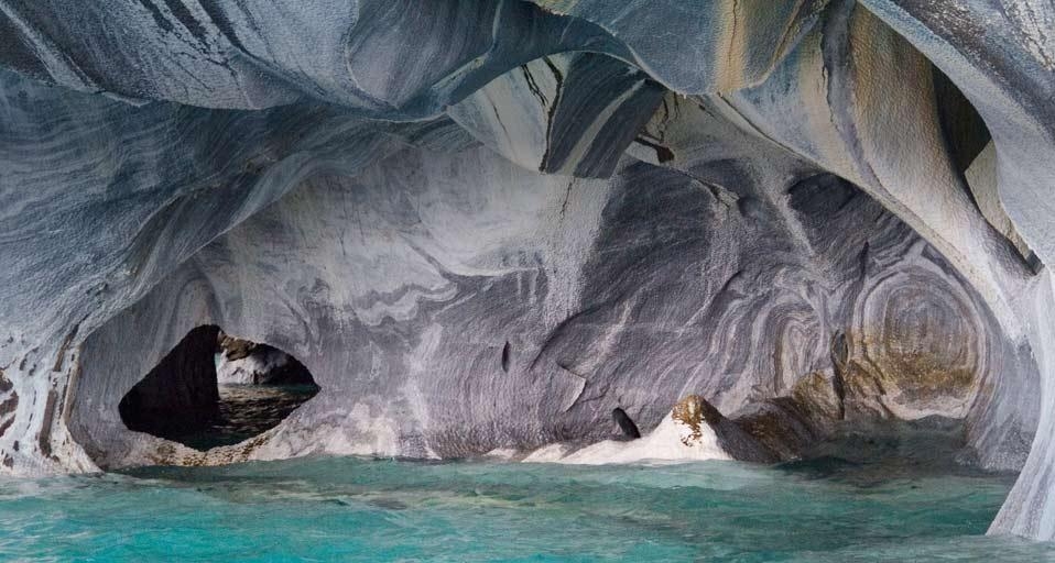 Interior of Marble Caves, General Carrera Lake, Chile (© Danita Delimont/Gallo Images/Getty Images) &copy; (Bing United Kingdom)