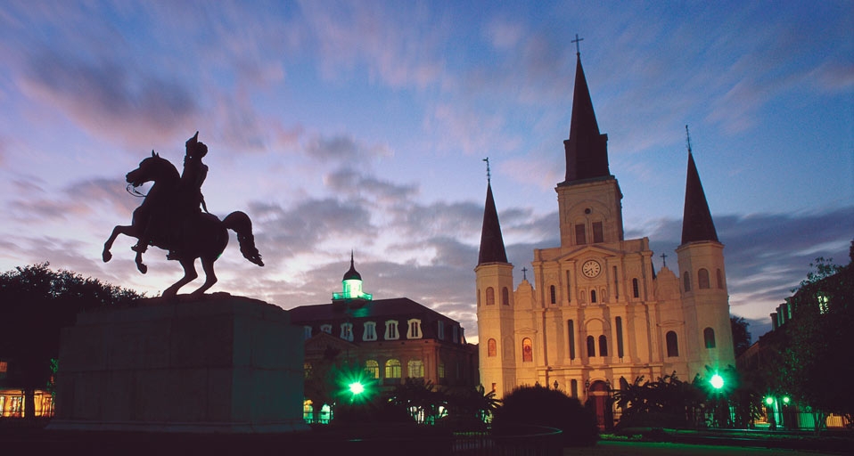 Jackson Square in New Orleans, Louisiana (© Randy Faris/Corbis) &copy; (Bing Canada)