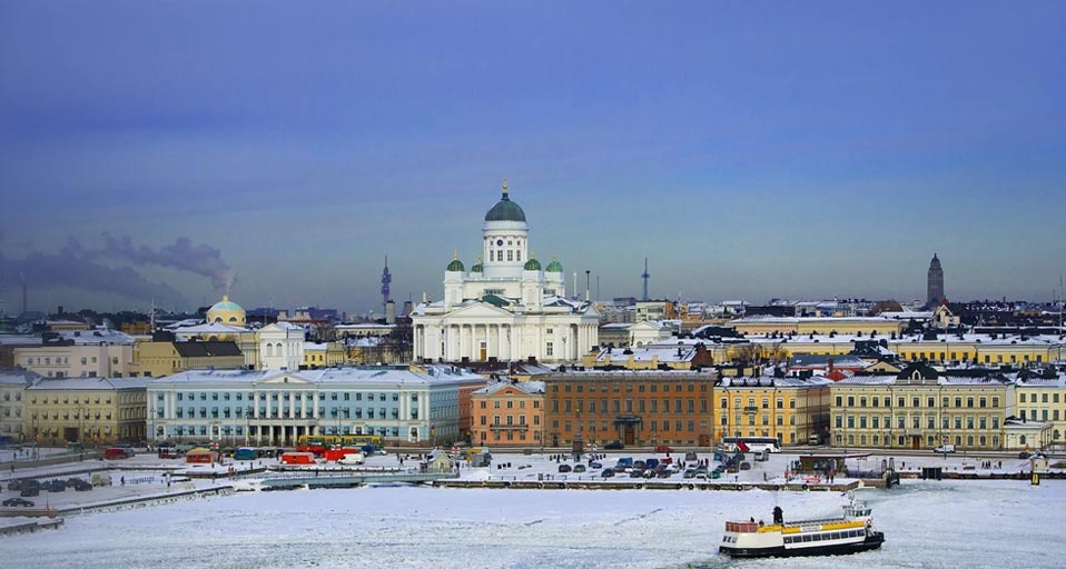 Helsinki, Finland in winter -- Tim Hibo/Photolibrary &copy; (Bing United Kingdom)
