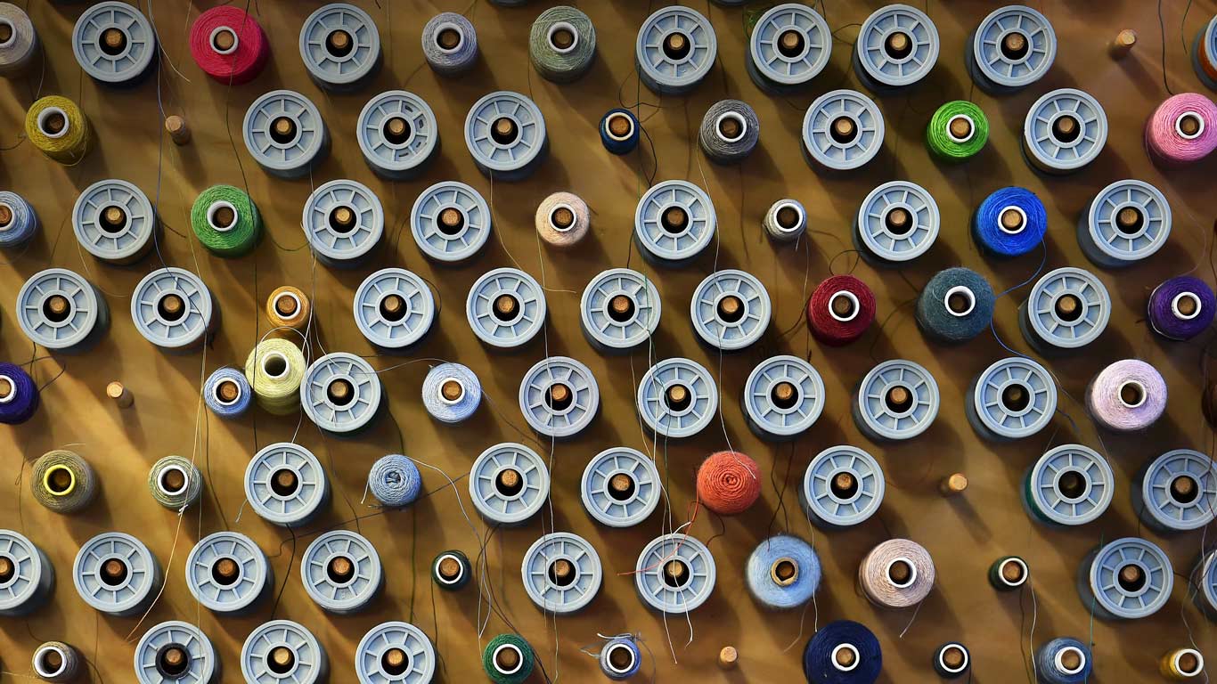 Reels of cotton at Angels Costumes warehouse in Hendon, north London (© Ben Stansall/Stringer/Getty Images)(Bing United Kingdom)