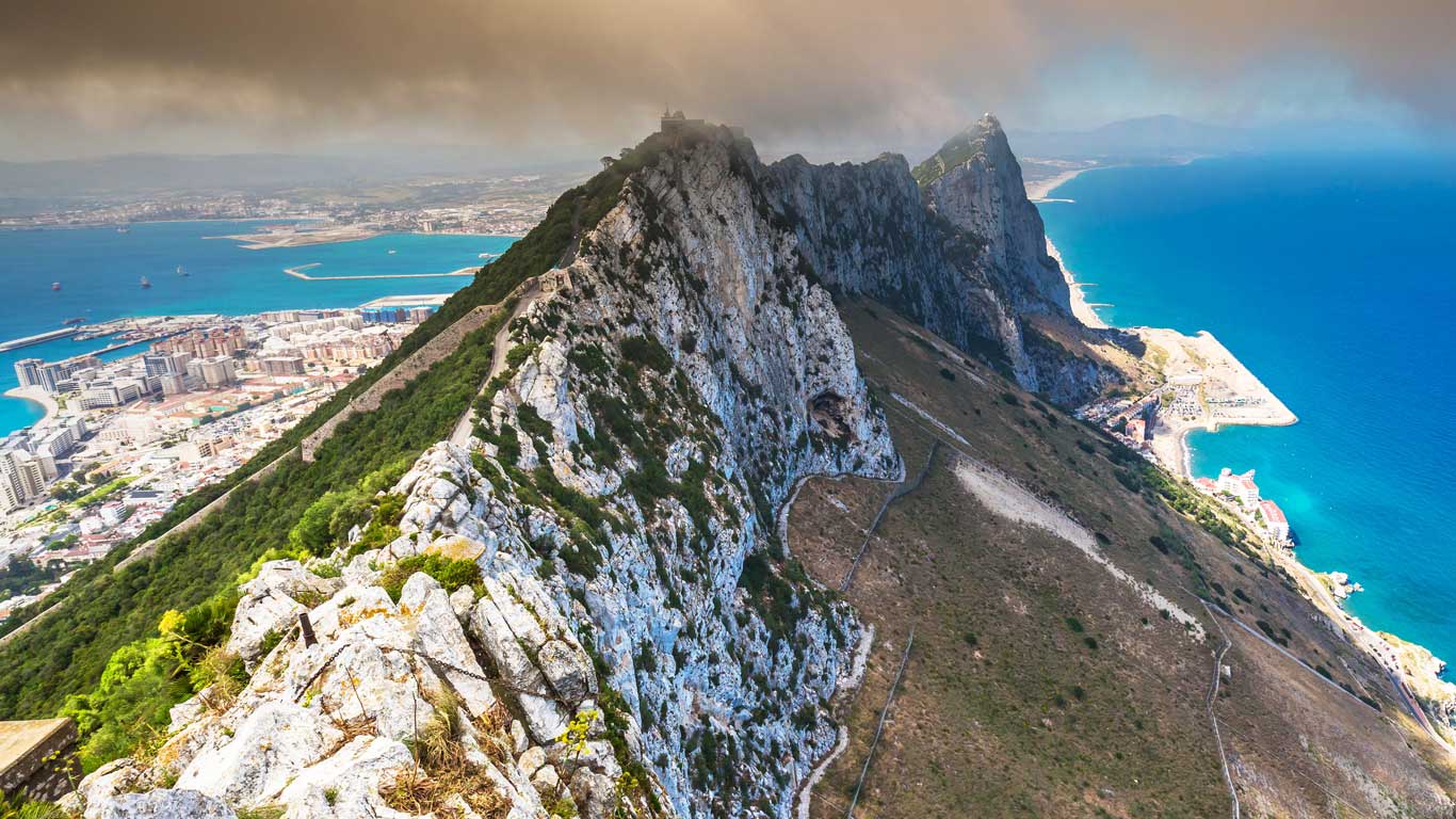 View of the Rock of Gibraltar (© Panther Media GmbH/Alamy)(Bing United Kingdom)
