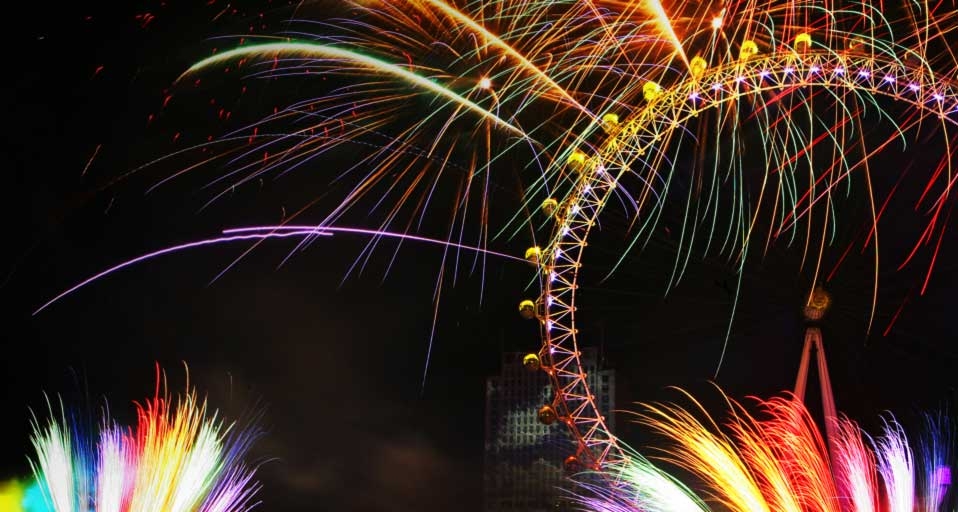 The Millennium Wheel, New Year celebrations, London – Adrian Dennis/Getty Images &copy; (Bing United Kingdom)