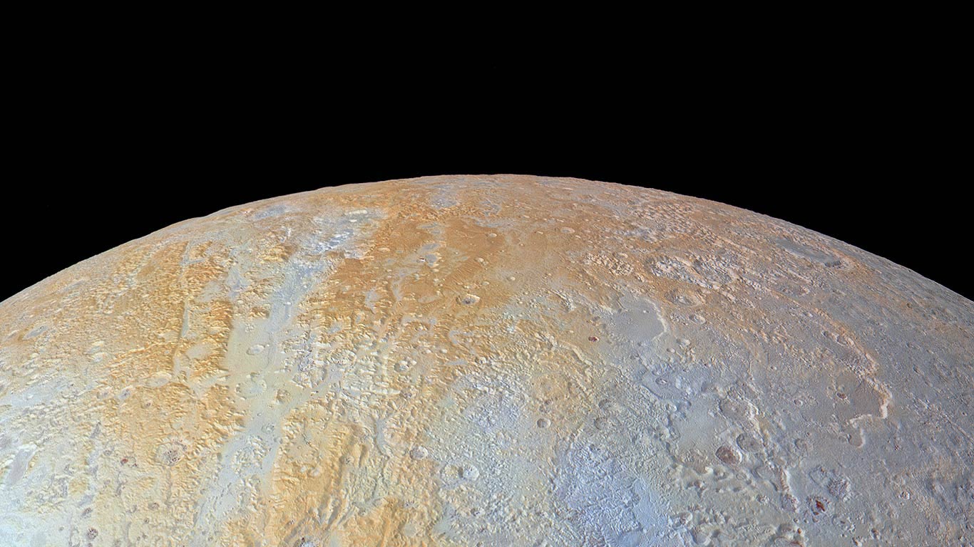 Pluto’s north pole (© J Marshall/Alamy)(Bing United Kingdom)