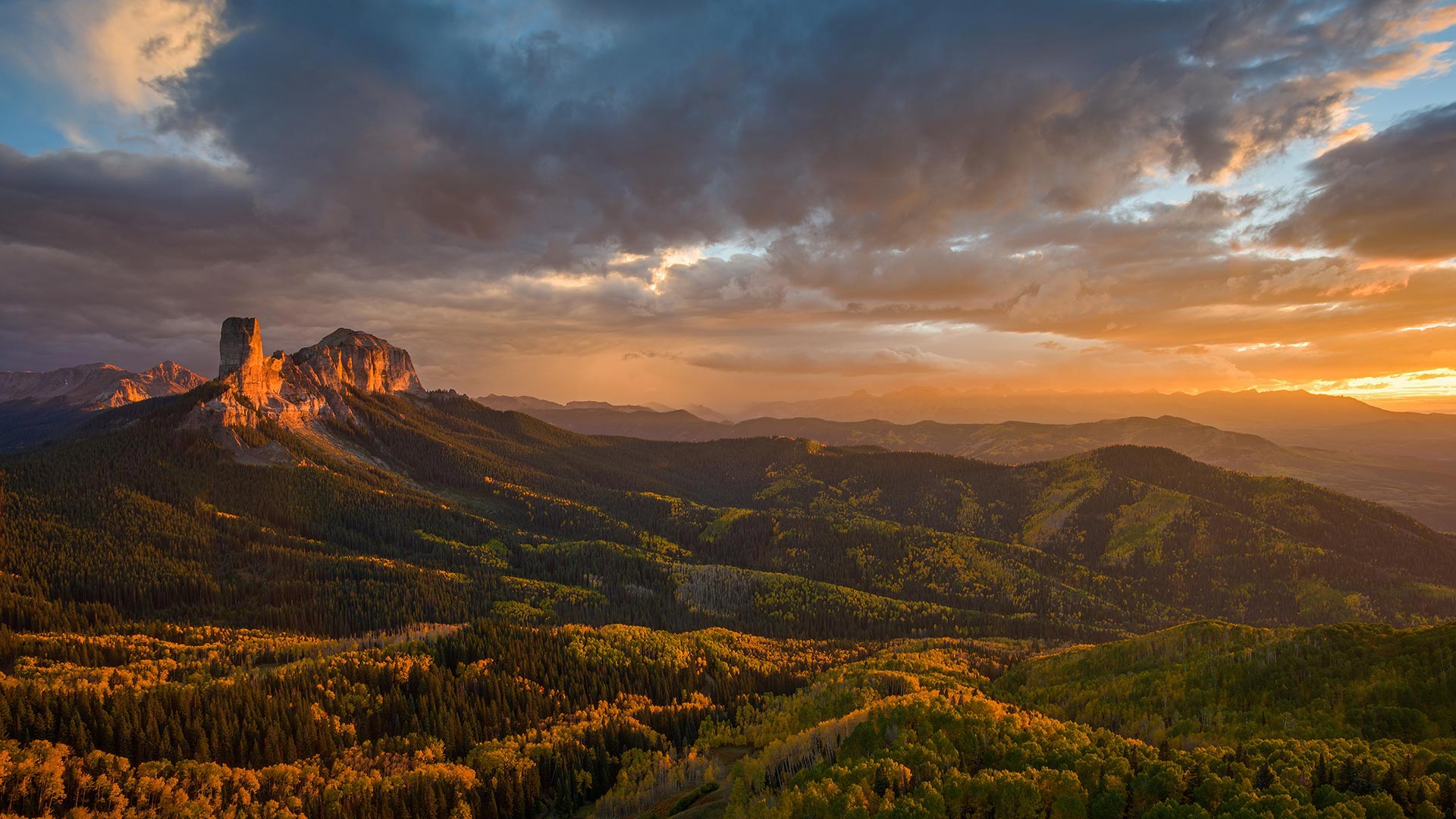 Chimney Rock and Uncompahgre National Forest, Colorado (© Cory Marshall/Tandem Stills + Motion)(Bing United States)