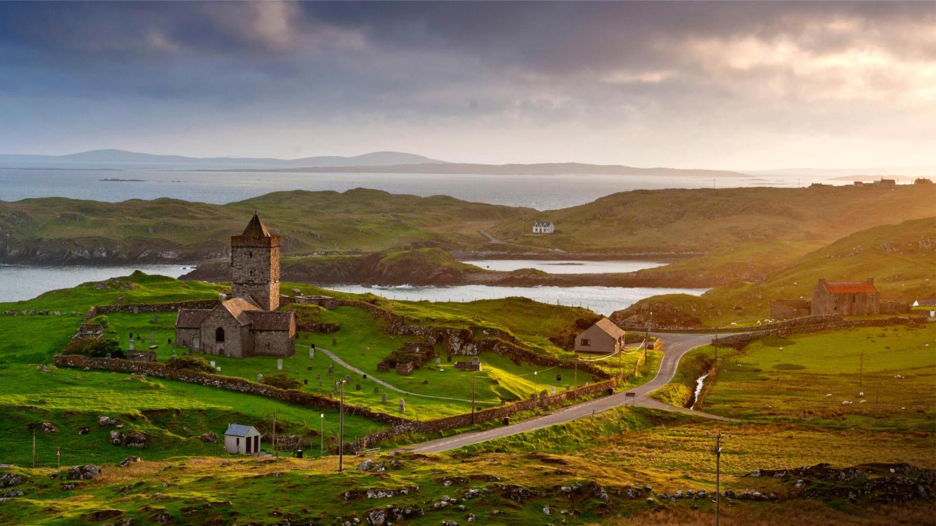The 15th-century church of Rodel on the Isle of Harris (© Jim Richardson/Getty Images)(Bing United Kingdom)
