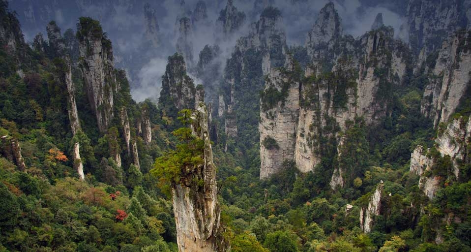 Wulingyuan National Park, Hunan, China -- TAO Images Limited/Photolibrary &copy; (Bing United Kingdom)