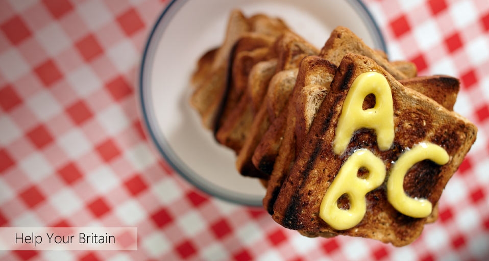 Stack of toast photo as part of Bing Help Your Britain with the charity Magic Breakfast &copy; (Bing United Kingdom)