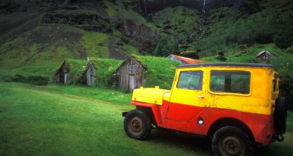 13th Century Grass Covered Sheds at Nupsstadur Farm, Southern Iceland -- Bill Bachmann/www.DanitaDelimont.com &copy; (Bing Canada)