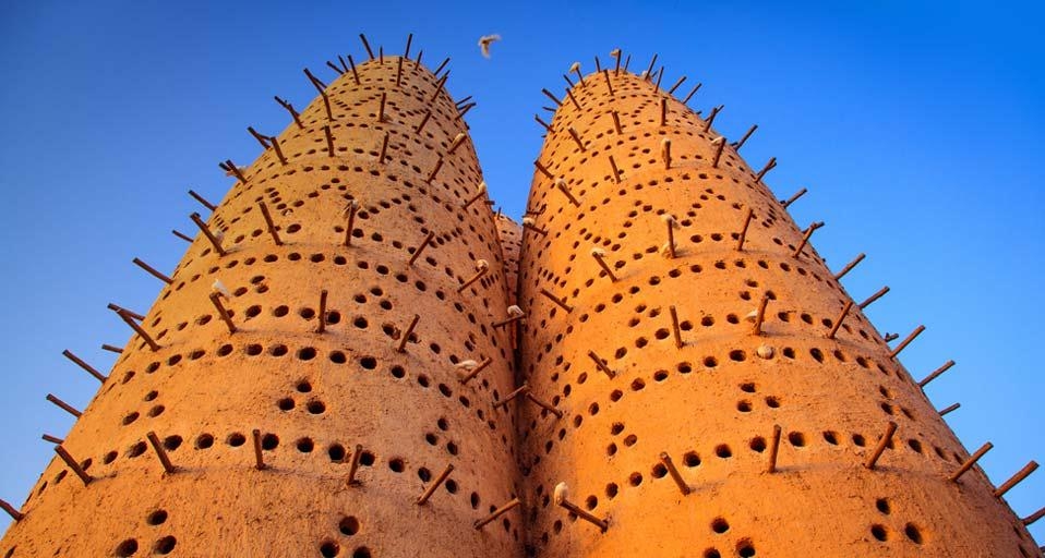 Dovecotes in the Katara Cultural Village in Doha, Qatar (© Omar Chatriwala/Getty Images) &copy; (Bing United Kingdom)