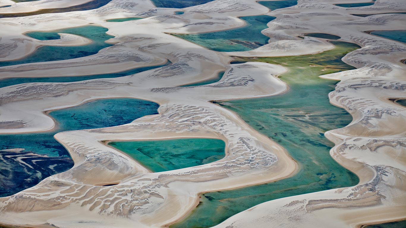 Lençóis Maranhenses National Park in Barreirinhas, Brazil (© Rudi Sebastian/plainpicture)(Bing United Kingdom)